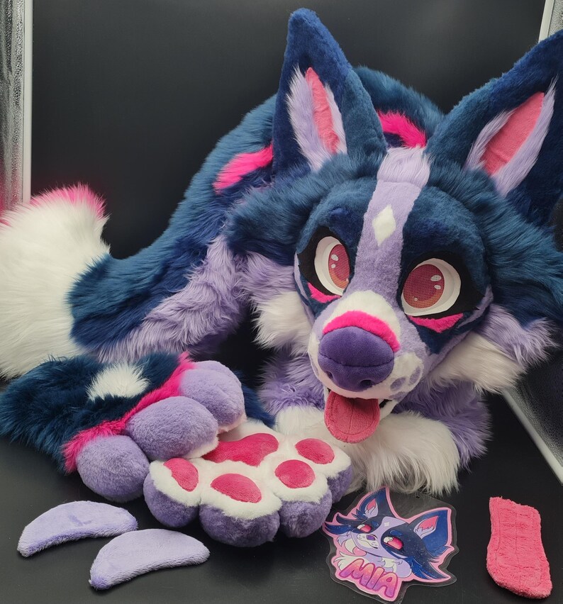 Fursuit Furry Mini Partial Premade Mia the Wolf Fox - Etsy