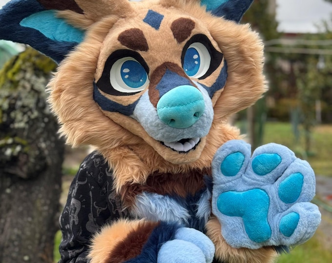 Fursuit Furry Mini Partial Premade Wolf Dog Canine - Etsy