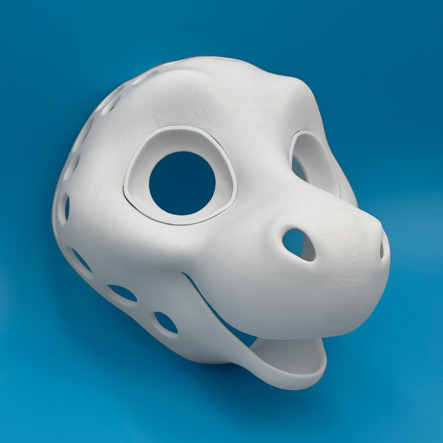 Dutch Angel Dragon 3D Printed Fursuit Head Base, DIY Furry Cosplay