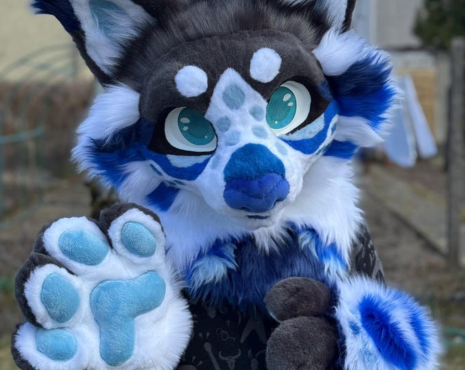 Fursuit Furry Mini Partial Premade Cat Fox Hybrid - Etsy