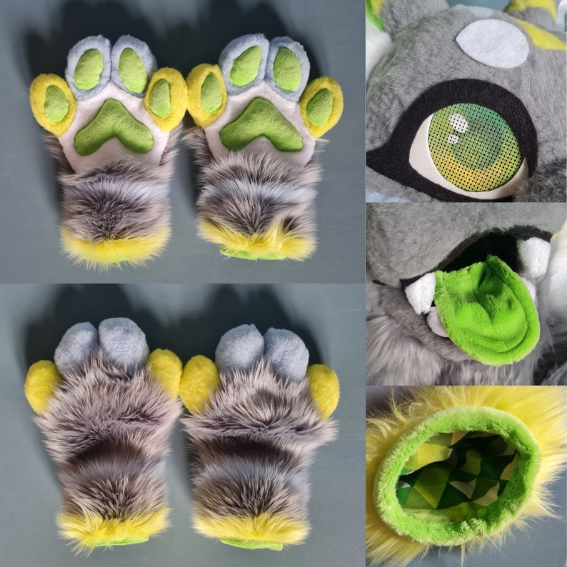 Fursuit partiellement préfabriqué pour chat image 6