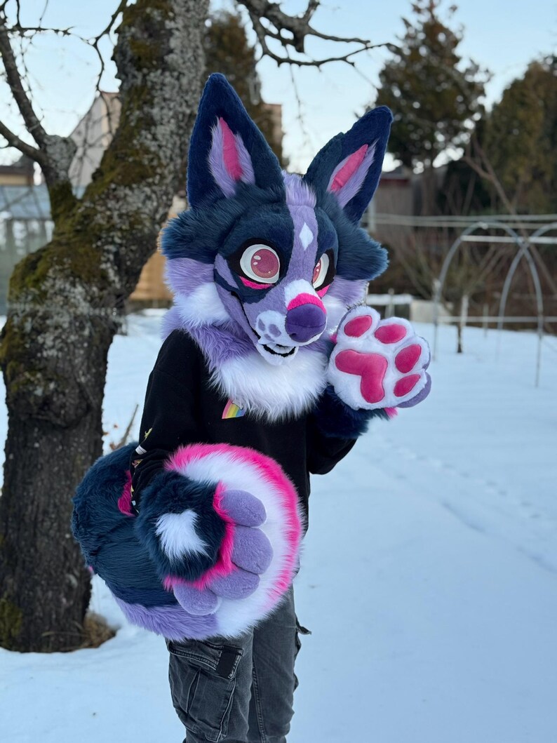 Fursuit Furry Mini Partial Premade Mia the Wolf Fox - Etsy