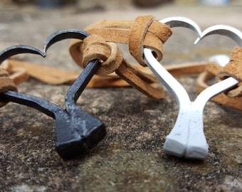 馬蹄ネイルハートブレスレット