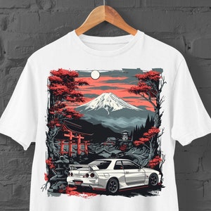 Car printed t shirts sales