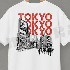 Tokyo T-Shirt | Oversized Japanese Tshirt | Vintage Japan Tshirt | Aesthetic Graphic Shirt | Anime Merch |Japanese Streetwear|Tokyo City Tee