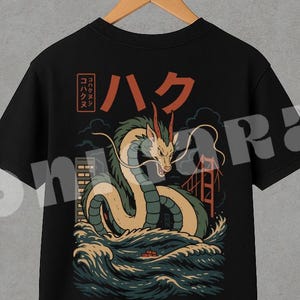 Anime Dragon T-Shirt | Japanese Dragon Tshirt | Vintage Dragon Shirt | Anime Merch | Y2K Top | Japanese Streetwear | Dragon Print Shirt