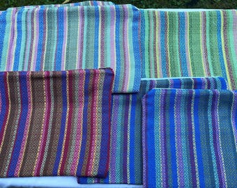 Handwoven Tallit Jewish Prayer Shawl Zipper Bag - Thread and Roses Handweaving