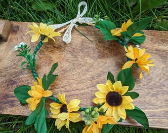 Sunflower Flower Crown