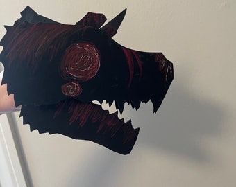 Custom paper dragon puppet commissions