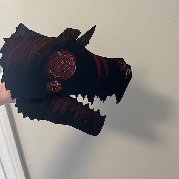 Custom paper dragon puppet commissions