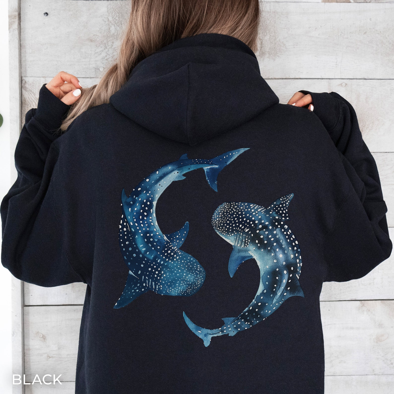 Orca Killer Whale Hooded Sweatshirt