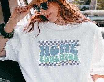 Homeschool Comfort Colors Shirt, Homeschool Mom Shirt, Home Educator, Homeschool Tshirt, Blessed Homeschool, Homeschool Mama