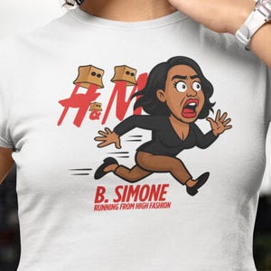 B. Simone 漫画グラフィックTシャツ - 友人への面白いギフト、カジュアルウェア、ユニセックスTシャツ、ユーモアアパレル、誕生日に最適