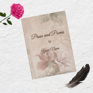 Gift for Poets,Personalized Poetry Journal,Custom Poetry Book,Personalized Notebook For Poet,Songwriting Journal,Author notebook