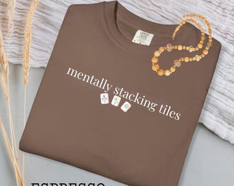 Mahjong Shirt for her,Funny Mahjong Tshirt, Game Night shirt, Mahjong gift