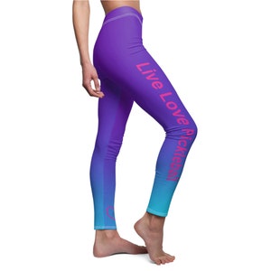 Pickleball Leggings: Live Love Pickleball Design,Women&#39;s Activewear,pickleball gift for her,Pickleball clothing for woman,game day gear