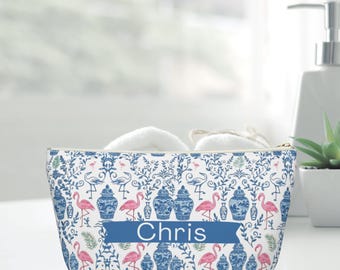 Gepersonaliseerde mahjongtegeltas: Mahj-reisaccessoire, make-uptas, mahjongcadeau, zakje chinoiserie, make-uptas gemberpot, bijpassende draagtas