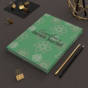 Personalized Garden Journal: Custom Gardening Notebook for Grandma