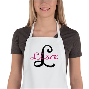 Personalized Kids Apron, Custom Apron for Kid, Kids Chef Apron, Kids Chef Hat and Apron, Cute Apron, Gift for Granddaughter, Gift for Her
