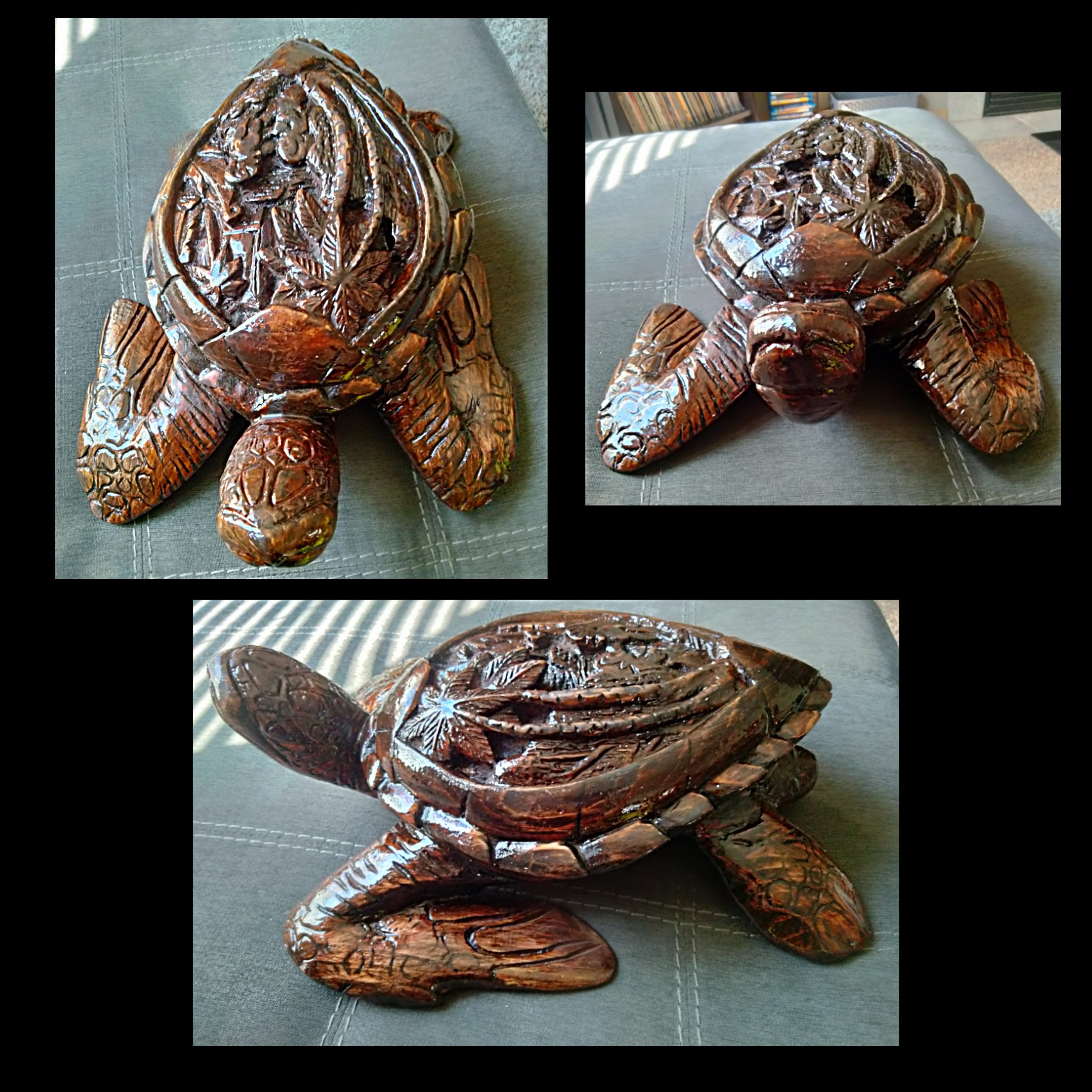 Palauan legend of the Turtle of Ngemelis 3D Story Turtle Shell Hand ...