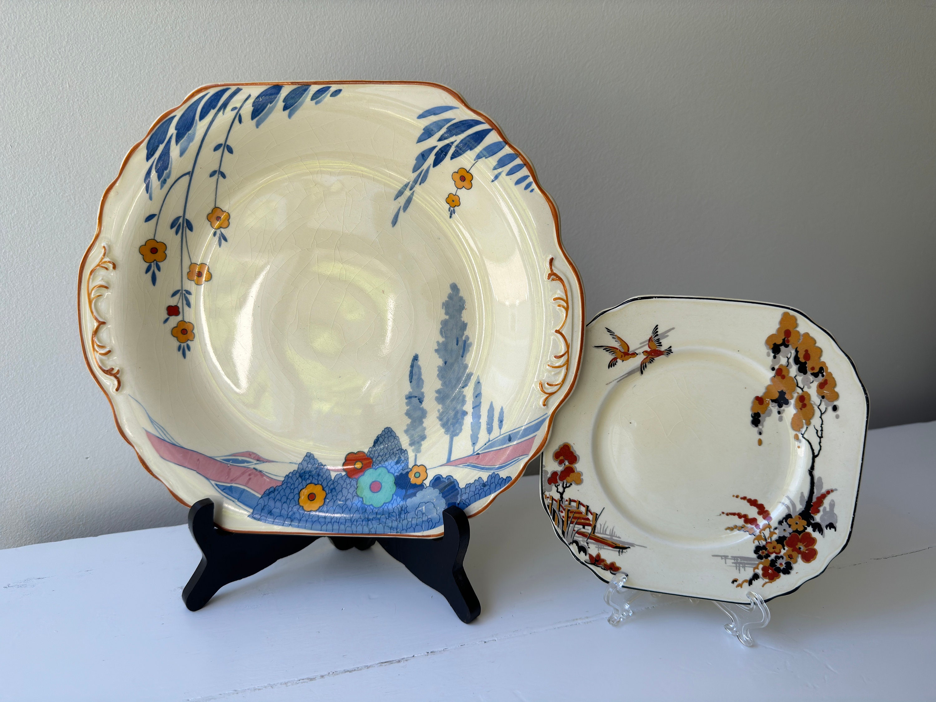 Clarice cliff plate - Etsy 日本