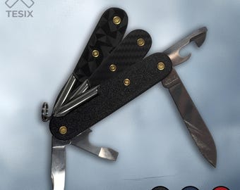 Minimalistyczne okładziny rękojeści do Victorinox 91 mm (Wagi)