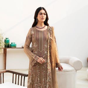 Salwar Kameez for Women Indian Pakistani Indian Wedding Party Wear Dress Embroidered Clothes Punjabi Suit Desi Outfit Made to Order UK, USA