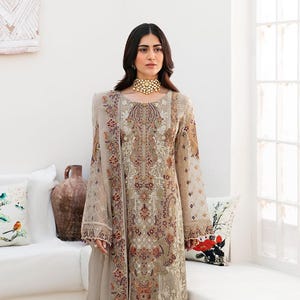 Salwar Kameez for Women Indian Pakistani Indian Wedding Party Wear New Dress Embroidered Clothes Punjabi Desi SuitOutfit Made to Order CA.