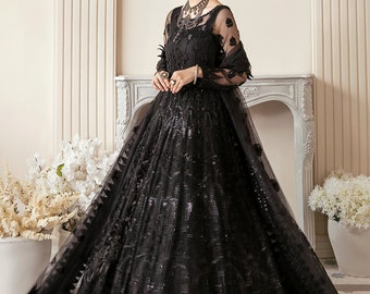 long black dress long sleeve Long Sleeve Backless Maxi Dress in Black