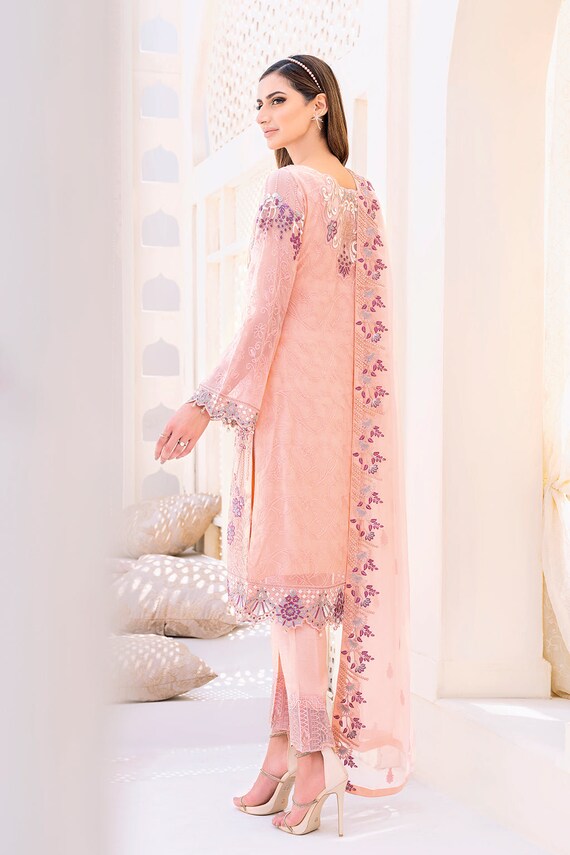 Chiffon party dresses pakistani clearance