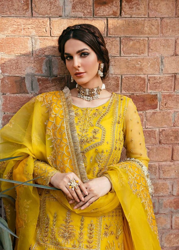 yellow lawn dress design Lawn Dress Design Of Dress 2019 Dresses Stitching Designs Frock Design Lawn 2019 Dresses