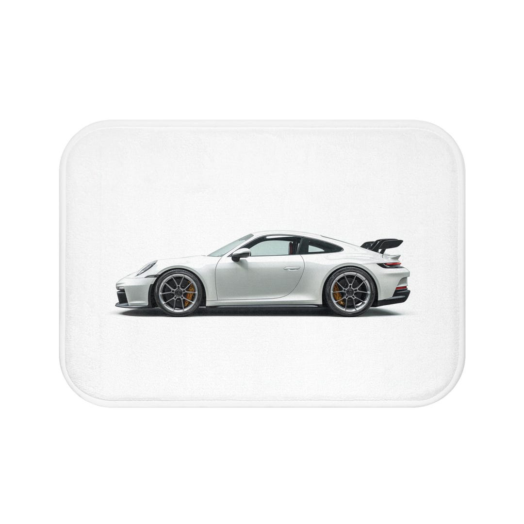 Porsche 911 GT3 Bath Mat - Racing Car Bathroom Rug, Fast Car Bath Mat ...