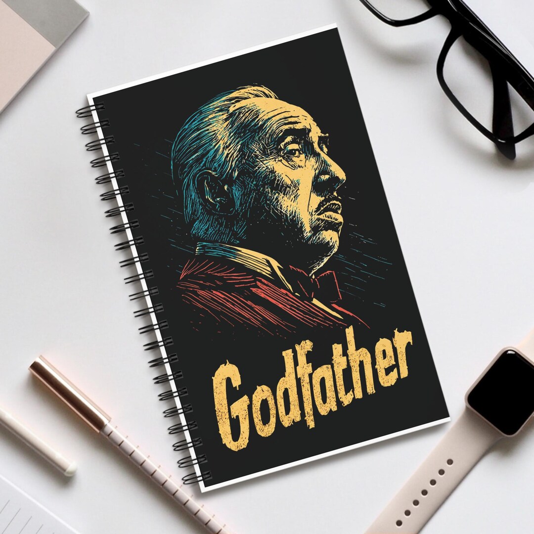 Godfather Spiral Journal, Mafia Notebook, Crime Boss Sketchbook ...