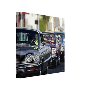 Lowriders cruising