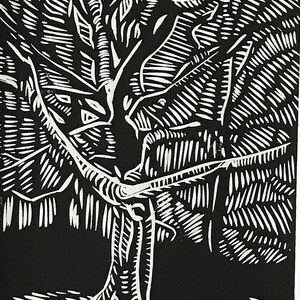 ORIGINAL LINOCUT PRINT - Dance