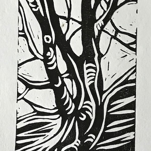 ORIGINAL LINOCUT PRINT - Simplicitree