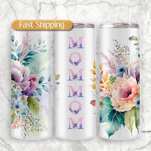 Mommom Tumbler, Mommom Gift Travel Mug, Travel Cup Gift for Mommom, Mommom Coffee Tumbler, New Mommom Gift, Mommom Mother&#39;s Day Gift