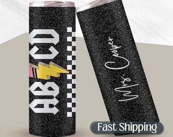 Personalized Teacher Tumbler, Back To School Teacher Cup,  Travel Mug Teacher Appreciation Gift, Custom Teacher Gift, Thank You Teacher