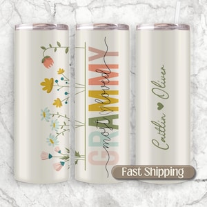 Personalized Grammy Tumbler, Mothers Day Gift, Gift For Grammy Mug, Grammy Birthday, Grammy Gift, Grammy Travel Mug, Grammy Cup
