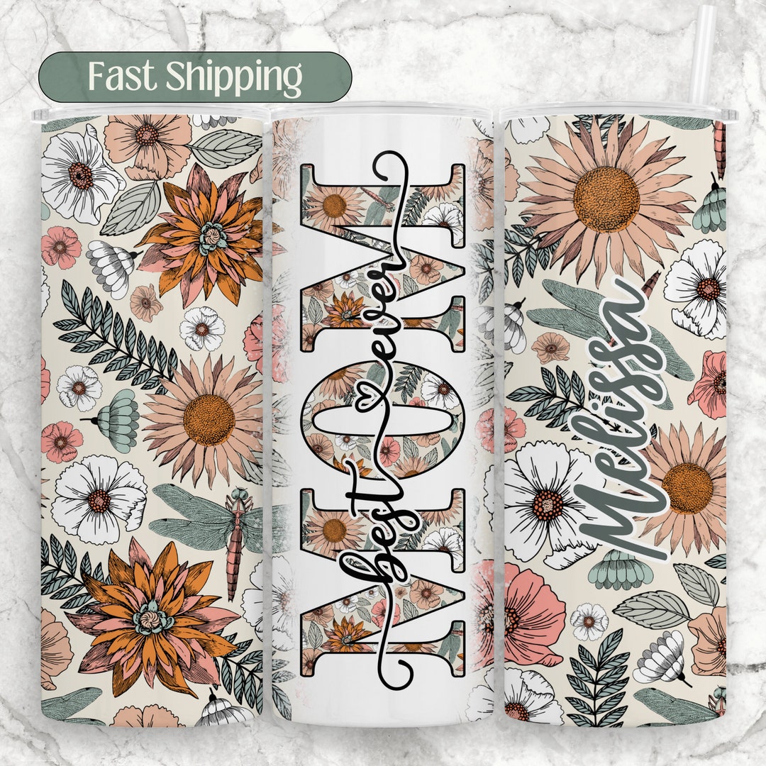 Personalized Mom Tumbler, Best Mom Gift Travel Mug, Travel Cup Gift for ...