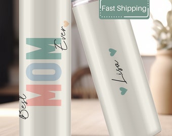 Best Mom Ever Tumbler, Mothers Day Gift, Mom Coffee Travel Mug, Mom Birthday Gift, Coffee Cup Gift For Mom, Personalized Mom Tumbler Gift