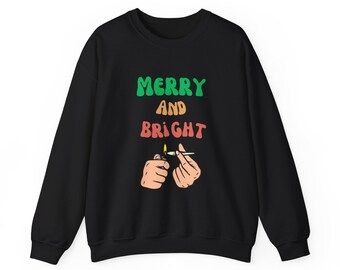 Merry and Bright Crewneck sweatshirt