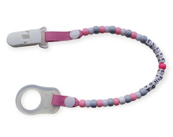 Clip portaciuccio MAM personalizzata. Clip per ciuccio. Clip per ciuccio personalizzabile. Ciucci MAM, regalo per la nascita