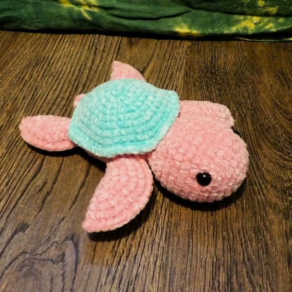 Custom Amigurumi Sea Turtle Plush