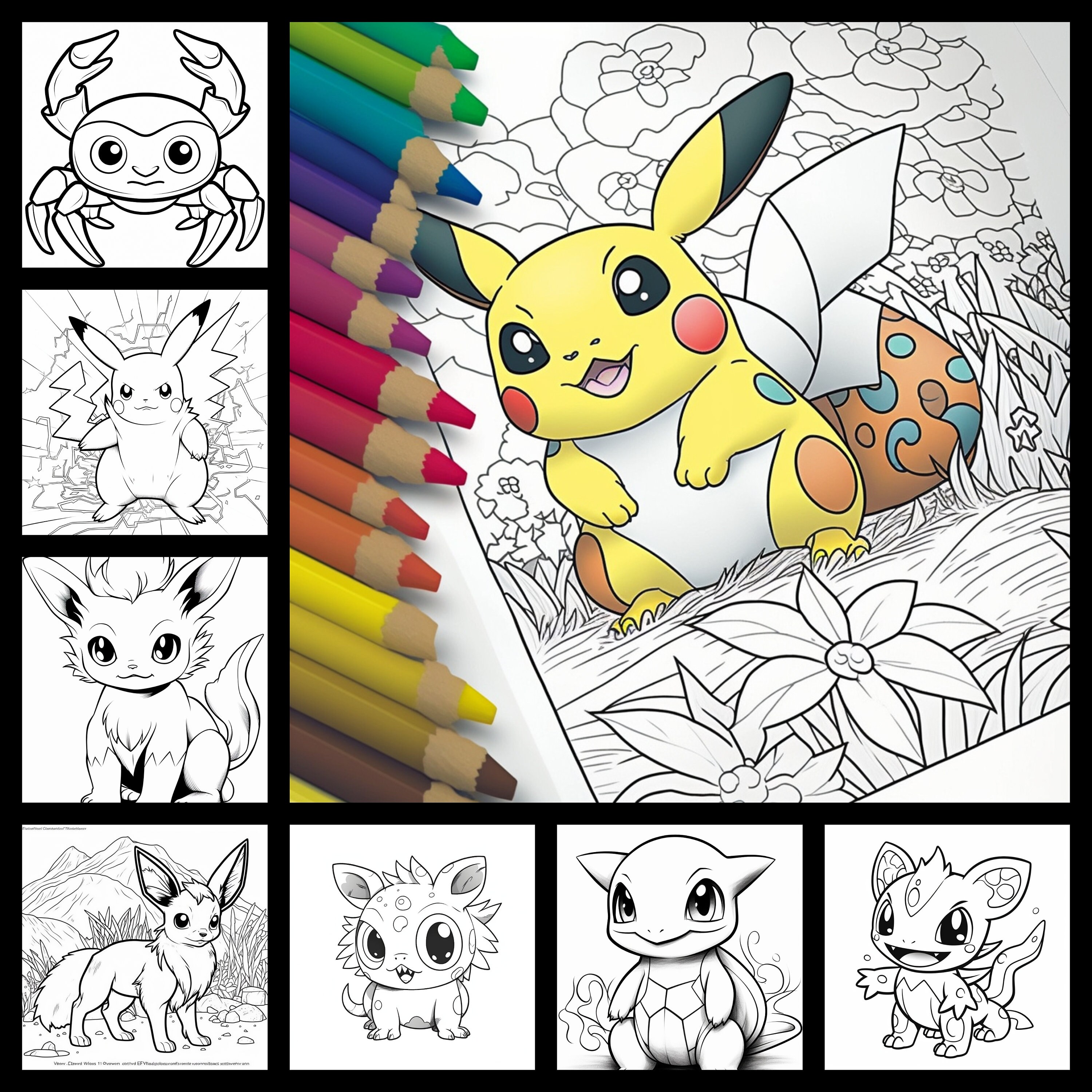 Pokemon coloring pages