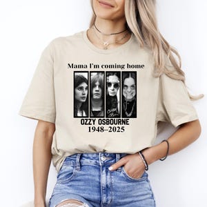 Ozzy Osbourne Rock and Roll T-Shirt - Metal Band Tribute Tee