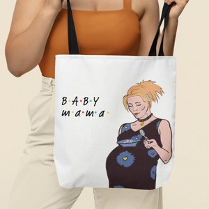 Phoebe Friends Themed 'Baby Mama' Tragetasche - Perfekt für Mütter und werdende Mütter! Ideale Windel oder Pool Tasche - 33x33cm
