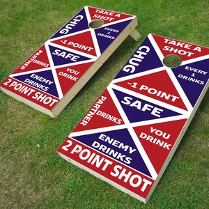 Cornhole Wrap | Digital Download | Drinking Game Cornhole Wrap | Decals | Cornhole Board Maker |