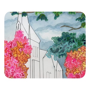 Alfombrilla de ratón Catedral en Rose