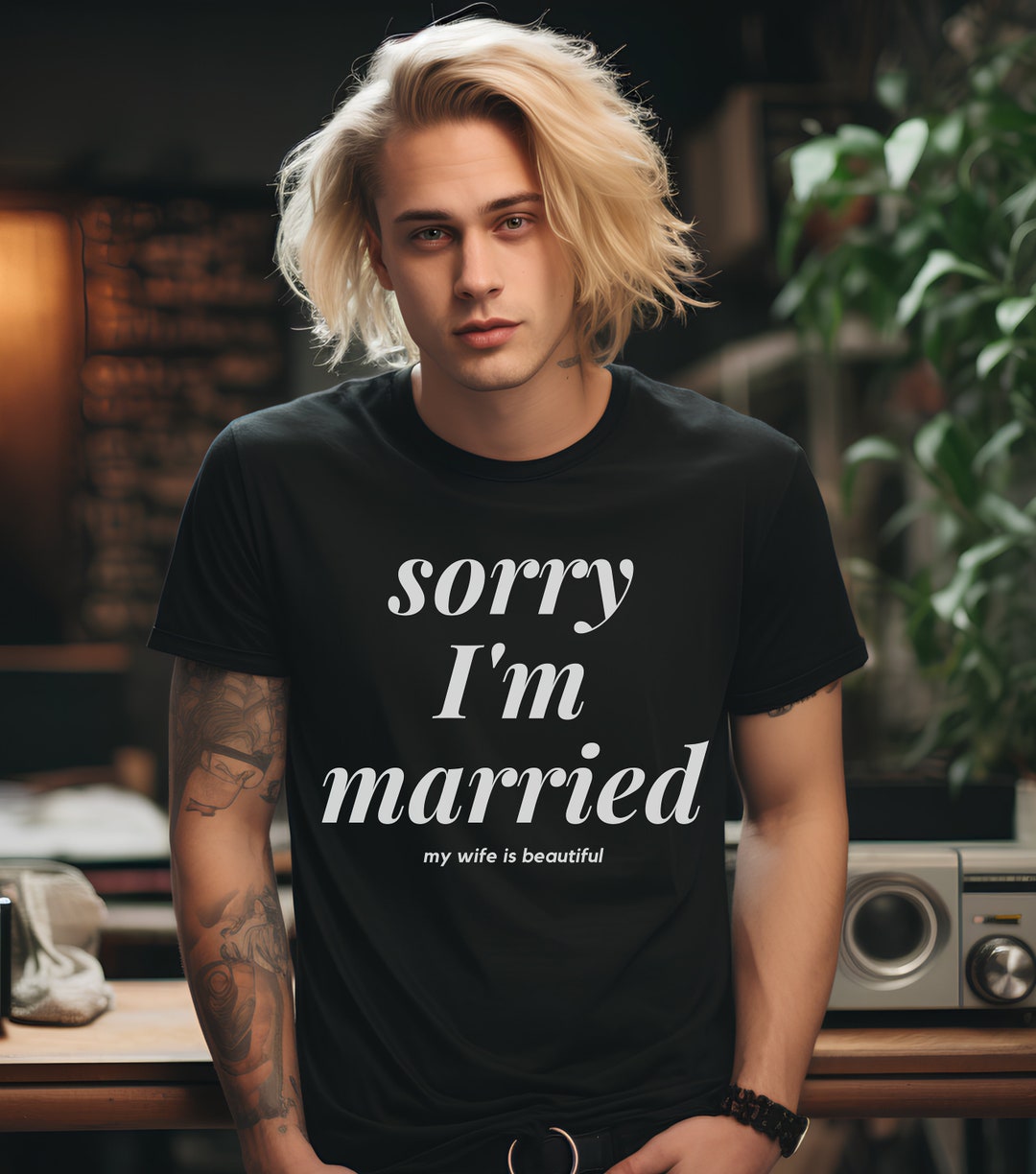 Sorry I'm Married Tshirt, Love Bonds Tee, Husband Wife Gift ,couples